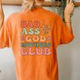 Bad Ass Godmothers Club Mother's Day Women's Oversized Comfort T-shirt Back Print Yam