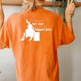 Barrel Racing Dad T Cowgirl Horse Riding Racer Women's Oversized Comfort T-Shirt Back Print Yam