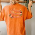 Best Mom Ever Floral Ladies Flower Women's Oversized Comfort T-Shirt Back Print Yam
