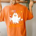 Boo Boo Crew Nurse Scrub Halloween Nurse For Women's Oversized Comfort T-shirt Back Print Yam