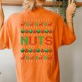 Chest Nuts Matching Family Chestnuts Ugly Christmas Sweater Women's Oversized Comfort T-shirt Back Print Yam