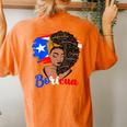 City State Puerto Rico Flag Boricua Puerto Rican Women Girl Women's Oversized Comfort T-shirt Back Print Yam