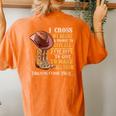 Cowgirl Boots & Hat I Cross My Heart Western Country Cowboys Women's Oversized Comfort T-Shirt Back Print Yam
