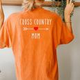 Cross Country Mom Running Xc Runner Mom Women's Oversized Comfort T-shirt Back Print Yam