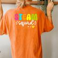 Cute Steam Teacher Girls Boys Team Steam Squad Women's Oversized Comfort T-shirt Back Print Yam