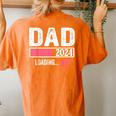 Dad 2024 Loading It's A Girl Baby Pregnancy Announcement Women's Oversized Comfort T-shirt Back Print Yam