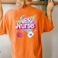 Er Nurse Vintage Ed Emergency Department Nurse Life Women's Oversized Comfort T-shirt Back Print Yam