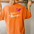 Flamingo Hotel Casino Las Vegas Retro Vintage Women's Oversized Comfort T-Shirt Back Print Yam