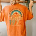 50 Years Old August 1973 Vintage 50Th Birthday Women's Oversized Comfort T-shirt Back Print Yam