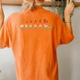Funny Gardener Evolution Retro Gardening Garden Lover Women Oversized Back Print Comfort T-shirt Yam