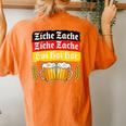 German American Oktoberfest Women's Oversized Comfort T-shirt Back Print Yam