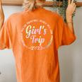 Girls Trip 2023 Apparently Are Trouble When We Are Together Women's Oversized Comfort T-shirt Back Print Yam