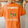 Grammingo Like An Grandma Only Awesome Floral Women's Oversized Comfort T-Shirt Back Print Yam