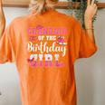 Grandma Of The Birthday Girl Western Cowgirl Themed 2Nd Bday Women's Oversized Comfort T-Shirt Back Print Yam