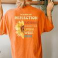 Groovy National Assisted Living Week 2023 Retro Vintage Women's Oversized Comfort T-shirt Back Print Yam