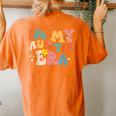 Groovy Retro In My Auntie Era Cool For Aunts Women's Oversized Comfort T-shirt Back Print Yam
