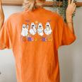 Halloween Er Nurse Er Boo Crew Er Ed Nurse Tech Women's Oversized Comfort T-shirt Back Print Yam
