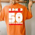 Hip-Hop 50 Years Old Women's Oversized Comfort T-shirt Back Print Yam