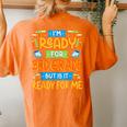 I'm Ready For 3Rd Grade But Is It Ready For Me School Women's Oversized Comfort T-shirt Back Print Yam