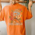 Incubus-Crow Left Skull Morning And Flower Halloween Women's Oversized Comfort T-shirt Back Print Yam