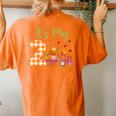 It's My 2Nd Birthday 2 Year Old Pumpkin Fall Farm Truck Women's Oversized Comfort T-shirt Back Print Yam