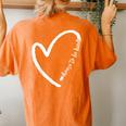 Be Kind Motivational Kindness Inspirational Encouragement Women's Oversized Comfort T-Shirt Back Print Yam