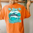Be Kind To Vaquitas Women's Oversized Comfort T-Shirt Back Print Yam