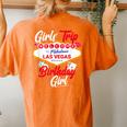 Las Vegas Birthday Party Girls Trip Vegas Birthday Girl Women's Oversized Comfort T-Shirt Back Print Yam