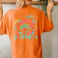 Last Day Of School Schools Out For Summer Teacher Vintage Women's Oversized Comfort T-Shirt Back Print Yam