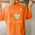 Mother Of The Groom Wedding Party Pretty Floral Women's Oversized Comfort T-Shirt Back Print Yam