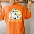 Nonna Saurus Sunflower Dinosaur Italian Grandma T Rex Women's Oversized Comfort T-Shirt Back Print Yam