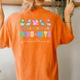 My Patients Are Dino-Mite Pediatric Nicu Nurse Dinosaur Women's Oversized Comfort T-shirt Back Print Yam
