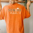 Proud Mom Class Of 2024 Senior Graduate Leopard Senior 24 Women's Oversized Comfort T-Shirt Back Print Yam