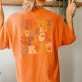 In My Pumpkin Spice Era Retro Autumn Thanksgiving Fall Y'all Women's Oversized Comfort T-shirt Back Print Yam