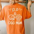 Slp And Dog Mom Daisy Cute Women's Oversized Comfort T-Shirt Back Print Yam