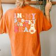In My Spooky Nurse Era Halloween Groovy Witchy Spooky Nurse Women's Oversized Comfort T-shirt Back Print Yam