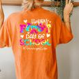 Tie Dye Principal Happy First Day Of School Teacher Women's Oversized Comfort T-shirt Back Print Yam