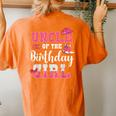 Uncle Of The Birthday Girl Western Cowgirl Themed 2Nd Bday Women's Oversized Comfort T-Shirt Back Print Yam