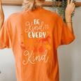 Vegan Animal Rights Be Kind To Every Kind Women's Oversized Comfort T-Shirt Back Print Yam