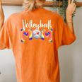 Volleyball Mom Tiedye Volleyball Love For Women Women's Oversized Comfort T-Shirt Back Print Yam