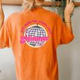 You Make The Whole Class Shimmer Disco Ball Teacher Women's Oversized Comfort T-shirt Back Print Yam