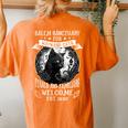 Witch Salem Home For Wayward Black Cats 1692 Halloween Women's Oversized Comfort T-shirt Back Print Yam