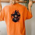 They Didn't Burn Witches They Burned Feminist Witch Women's Oversized Comfort T-shirt Back Print Yam