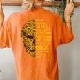 They Whispered To Her You Cant Withstand The Storm Sunflower Women's Oversized Comfort T-Shirt Back Print Yam