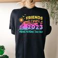 Friends Cruise 2023 Making Memories Together Friend Vacation Women's Oversized Comfort T-shirt Back Print Black
