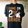 Games On 2Nd Grade First Day Of School Women's Oversized Comfort T-shirt Back Print Black