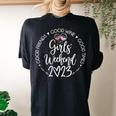 Girls Weekend 2023 Best Friends Good Time Wine Trip Vacation Women's Oversized Comfort T-shirt Back Print Black