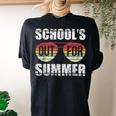 Graduation Schools Out For Summer Students Teacher Women's Oversized Comfort T-Shirt Back Print Black
