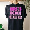 Howdy Rodeo Hot Pink Wild Western Yeehaw Cowgirl Country Women's Oversized Comfort T-Shirt Back Print Black