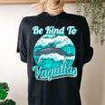 Be Kind To Vaquitas Women's Oversized Comfort T-Shirt Back Print Black
